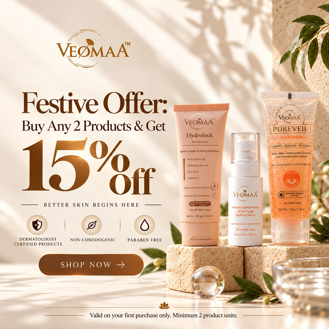 Veomaa inaugural offer: buy any 2 products and get 15% off your first purchase. Shop now.